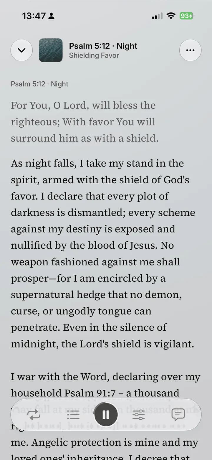 Declarations for your day.